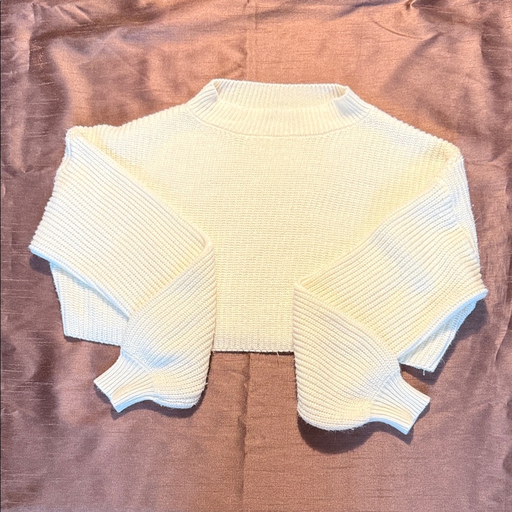 Elegant Cream Women's Sweater